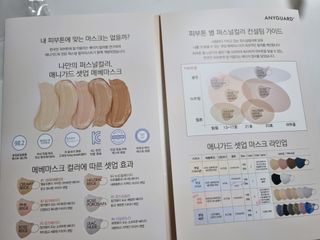 애니가드 셋업메베마스크 (대형 4컬러 + 중형 4컬러) — 5점을 준 리뷰어가 2022년 4월 올린 사용 사진