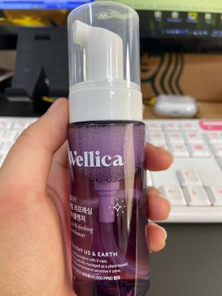 웰리카_V CARE 웰리카 락토 리프레싱 이너클렌저 50ml — 5점을 준 리뷰어가 2021년 3월 올린 사용 사진