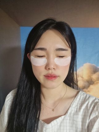 [풀리다 노잠패치] / 잠깨는 패치(졸음방지+눈가케어) 1팩(5회분) /공부할때, 운전할때, 골프, 눈 피로할때 — 4점을 준 리뷰어가 2022년 11월 올린 사용 사진