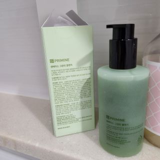 프리마인 메이크업과 들뜨는 각질까지 한방에 깐달걀로! 순하기까지한 셀베이스 그린티클렌저(200ml) — 3.5점을 준 리뷰어가 2023년 4월 올린 사용 사진