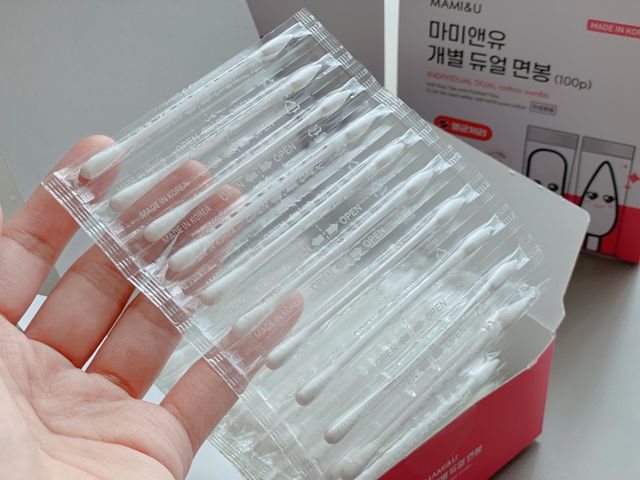 마미앤유 개별 듀얼면봉 리뷰 사진