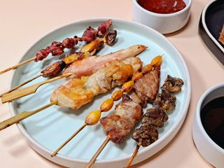 [다물꼬치] 모듬꼬치 10개 +데리야끼소스120g+매운고추소스120g — 5점을 준 리뷰어가 2021년 10월 올린 사용 사진