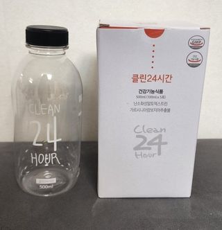 클린24시간 1BOX(5포) + 전용보틀(500ml) — 4.5점을 준 리뷰어가 2022년 8월 올린 사용 사진