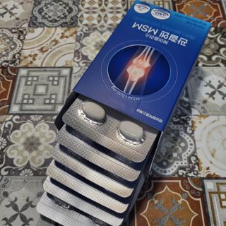 [경남제약헬스케어]케어플러스 관절엔 MSM 1000mg 60정/1개월분/관절/뼈/연골 영양/비타민D+아연/1일2정 — 5점을 준 리뷰어가 2024년 1월 올린 사용 사진