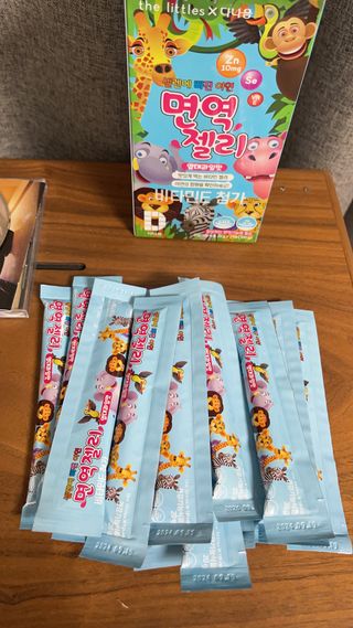다나음 셀렌에 빠진 아연면역젤리 열대과일맛+사과맛 — 5점을 준 리뷰어가 2023년 8월 올린 사용 사진