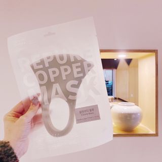 [에이블밤부] 리퓨어 쿠퍼 마스크 10color — 5점을 준 리뷰어가 2021년 2월 올린 사용 사진