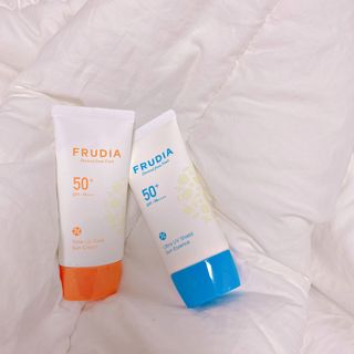 [후르디아] 혼합자차 선 에센스+톤업 선크림 2종 — 5점을 준 리뷰어가 2021년 5월 올린 사용 사진