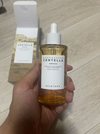 [스킨1004] 마다가스카르 센텔라 앰플 100ml — 5점을 준 리뷰어가 2024년 5월 올린 사용 사진