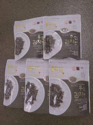 광천우리맛김 우리집밥도둑 맛있는광천김 우리김자반 50g 5봉 — 5점을 준 리뷰어가 2021년 11월 올린 사용 사진