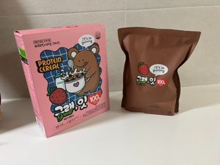 바디랩 체중조절용 프로틴시리얼 그래잇 — 4.5점을 준 리뷰어가 2022년 4월 올린 사용 사진