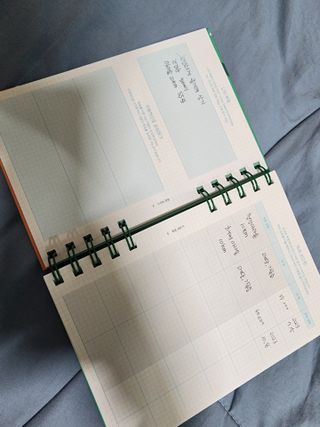 리훈 숨은라인찾기 운동일지 다이어트 일기 식단 다이어리 습관 계획표 — 5점을 준 리뷰어가 2023년 6월 올린 사용 사진