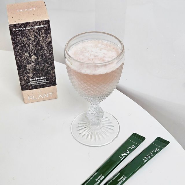 나우[PLANT] NEW 플랜트 콜라겐 콤부차 리뷰 사진