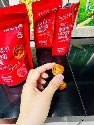 레드닥터 통째로 동결건조한 대추방울토마토 20g * 4봉 — 4점을 준 리뷰어가 2022년 11월 올린 사용 사진