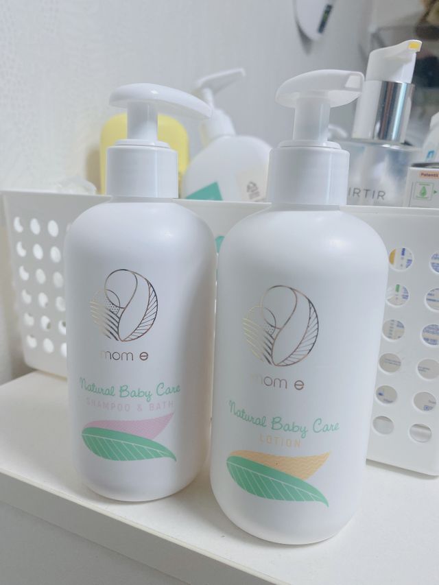 맘이 내추럴 베이비 케어 샴푸앤바스+로션 리뷰 사진