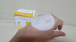 랑벨 비타 에너지 잡티 앰플 패드 65매 (투명하고 밝은 얼굴 광채패드) — 4점을 준 리뷰어가 2022년 6월 올린 사용 사진