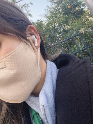 애니가드 셋업메베마스크 (대형 4컬러 + 중형 4컬러) — 4점을 준 리뷰어가 2022년 4월 올린 사용 사진