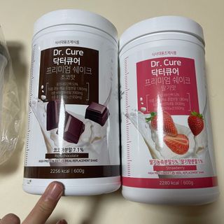 뉴트리션팩토리 닥터큐어 프리미엄쉐이크 다이어트쉐이크 — 4.5점을 준 리뷰어가 2021년 10월 올린 사용 사진