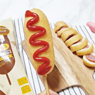 오마뎅 한우핫도그 — 5점을 준 리뷰어가 2021년 6월 올린 사용 사진