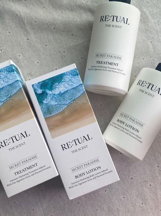 레츄얼 더 센트 바디로션 시크릿 파라다이스(500ml) — 5점을 준 리뷰어가 2022년 7월 올린 사용 사진