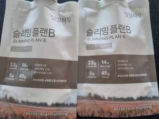 일일하우 슬리밍 플랜B 고소한 귀리맛, 진한 카카오맛 (체중조절식) — 5점을 준 리뷰어가 2023년 8월 올린 사용 사진