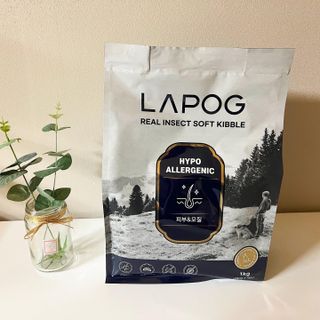[푸디웜] 라포그 리얼인섹트 소프트키블 스킨 1KG — 5점을 준 리뷰어가 2022년 9월 올린 사용 사진