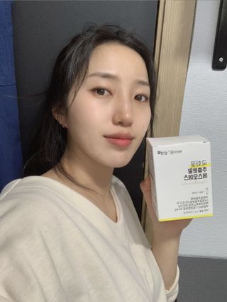 체인미 국화꽃 추출분말 에스오에스 곡류효소 과일채소 17종 혼합 분말 스틱 — 4점을 준 리뷰어가 2022년 1월 올린 사용 사진
