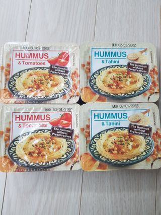 [유픽]간편하게 즐기는 고단백 상온보관 후무스 2종, 총 4개 토마토맛/타히니맛[올리브맛 제외] — 5점을 준 리뷰어가 2021년 3월 올린 사용 사진