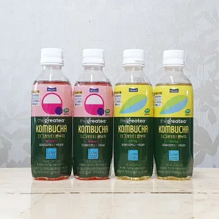 더그레잇티 콤부차 [매일유업] 더그레잇티 44kcal 콤부차 300ml *12개입 (오리지널 6개+베리리치 6개) — 4점을 준 리뷰어가 2023년 7월 올린 사용 사진