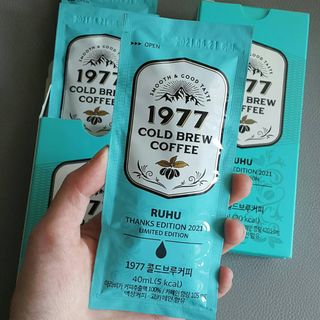 여우두마리 1977 콜드브루 스틱 더치커피 루후 커피팩토리 — 5점을 준 리뷰어가 2021년 2월 올린 사용 사진
