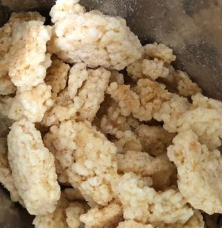 미즈꼬레아 치즈맛 누룽지크리스피 — 5점을 준 리뷰어가 2022년 3월 올린 사용 사진