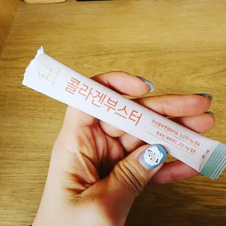 더리틀스 콜라겐부스터 — 5점을 준 리뷰어가 2022년 12월 올린 사용 사진