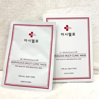 닥터마시멜로 마블러스 멀티 클리닉 마스크 — 5점을 준 리뷰어가 2021년 5월 올린 사용 사진
