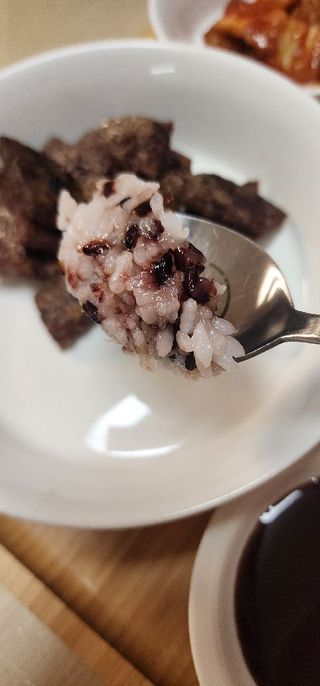 [구매평]양반 동원 양반 100밥 흑미밥, 130g, 12개 — 5점을 준 리뷰어가 2025년 4월 올린 사용 사진