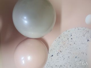 트라택 쿠셔닝 웨이트볼 0.5kg + 1kg SET — 5점을 준 리뷰어가 2022년 5월 올린 사용 사진