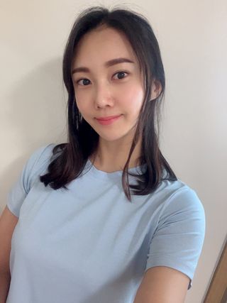 [딕시] dxxy 딕시 리프레시 퍼펙트® 숏 슬리브 — 5점을 준 리뷰어가 2022년 5월 올린 사용 사진