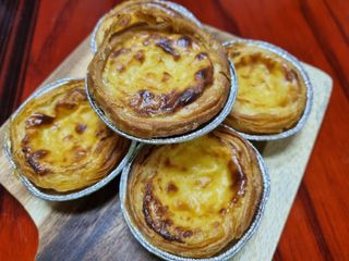 디앙뜨 포르투갈 에그타르트 오리지널 맛+패션후르츠+초콜릿타르트 맛 중 택1 — 4.5점을 준 리뷰어가 2021년 8월 올린 사용 사진