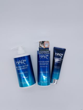 헤어플러스 단백질탈모샴푸 500ml+단백질본드앰플 145ml — 5점을 준 리뷰어가 2021년 3월 올린 사용 사진