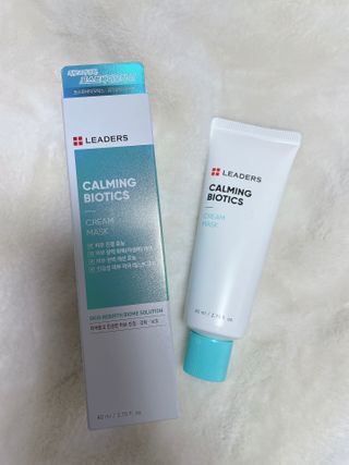 리더스코스메틱 리더스 카밍 바이오틱스 크림 마스크 — 5점을 준 리뷰어가 2021년 3월 올린 사용 사진