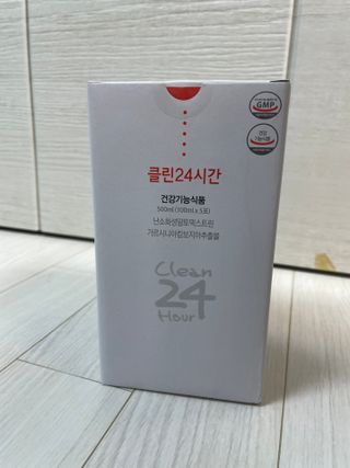 클린24시간 1BOX(5포) + 전용보틀(500ml) — 5점을 준 리뷰어가 2022년 8월 올린 사용 사진