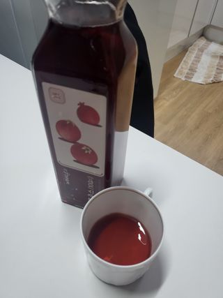 [바이윙클] 페르시아 유기농 석류 착즙주스 750ml 2병 + 선물박스 세트 — 5점을 준 리뷰어가 2022년 3월 올린 사용 사진
