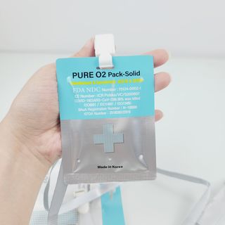 퓨어오투 블루콩 퓨어오투 팩솔리드 — 4점을 준 리뷰어가 2022년 5월 올린 사용 사진