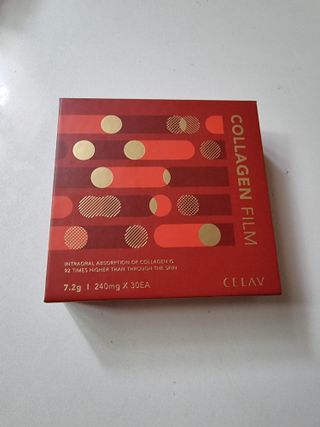 프리마인 귀족의 콜라겐, 92배 흡수율. 럭셔리 프리미엄 셀라브 콜라겐필름 30매 — 4.5점을 준 리뷰어가 2021년 10월 올린 사용 사진