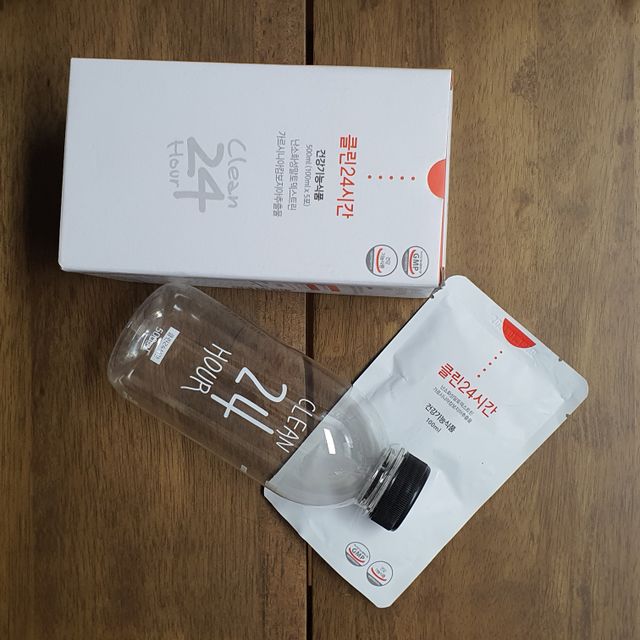 클린24시간 1BOX(5포) + 전용보틀(500ml) 리뷰 사진