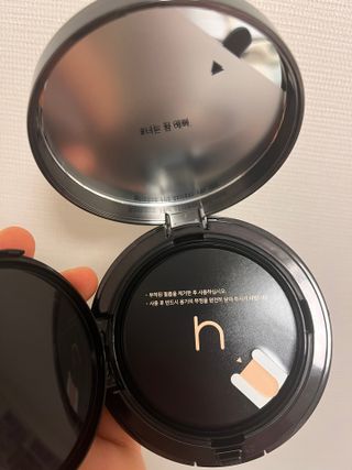 하멜 비건 아쿠아 글로우 제로핏 쿠션 — 5점을 준 리뷰어가 2022년 8월 올린 사용 사진