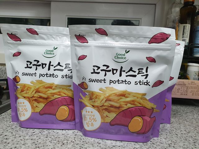 고구마스틱 120g 리뷰 사진