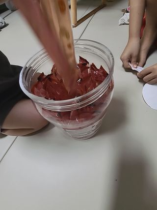 젤리벨리 젤리스틱 어쏘티드 900g — 5점을 준 리뷰어가 2022년 8월 올린 사용 사진
