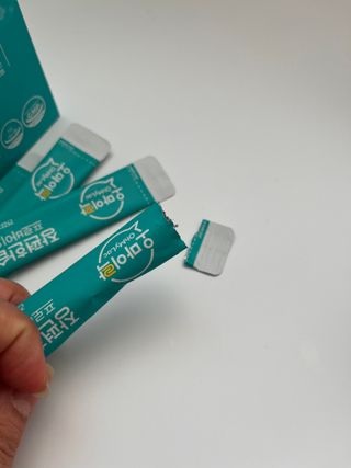 [유산균] 오마이락 장편한습관 프로바이오틱스 30P — 4.5점을 준 리뷰어가 2022년 12월 올린 사용 사진