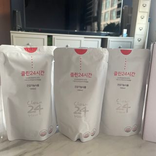 클린24시간 1BOX(5포) + 전용보틀(500ml) — 4점을 준 리뷰어가 2022년 7월 올린 사용 사진
