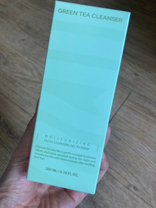 프리마인 메이크업과 들뜨는 각질까지 한방에 깐달걀로! 순하기까지한 셀베이스 그린티클렌저(200ml) — 5점을 준 리뷰어가 2023년 4월 올린 사용 사진