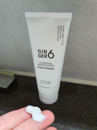 GINGER6 하이드레이팅 진저 워터 폼클렌징 — 5점을 준 리뷰어가 2021년 10월 올린 사용 사진